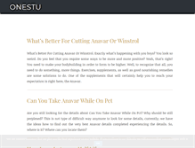 Tablet Screenshot of onestu.com